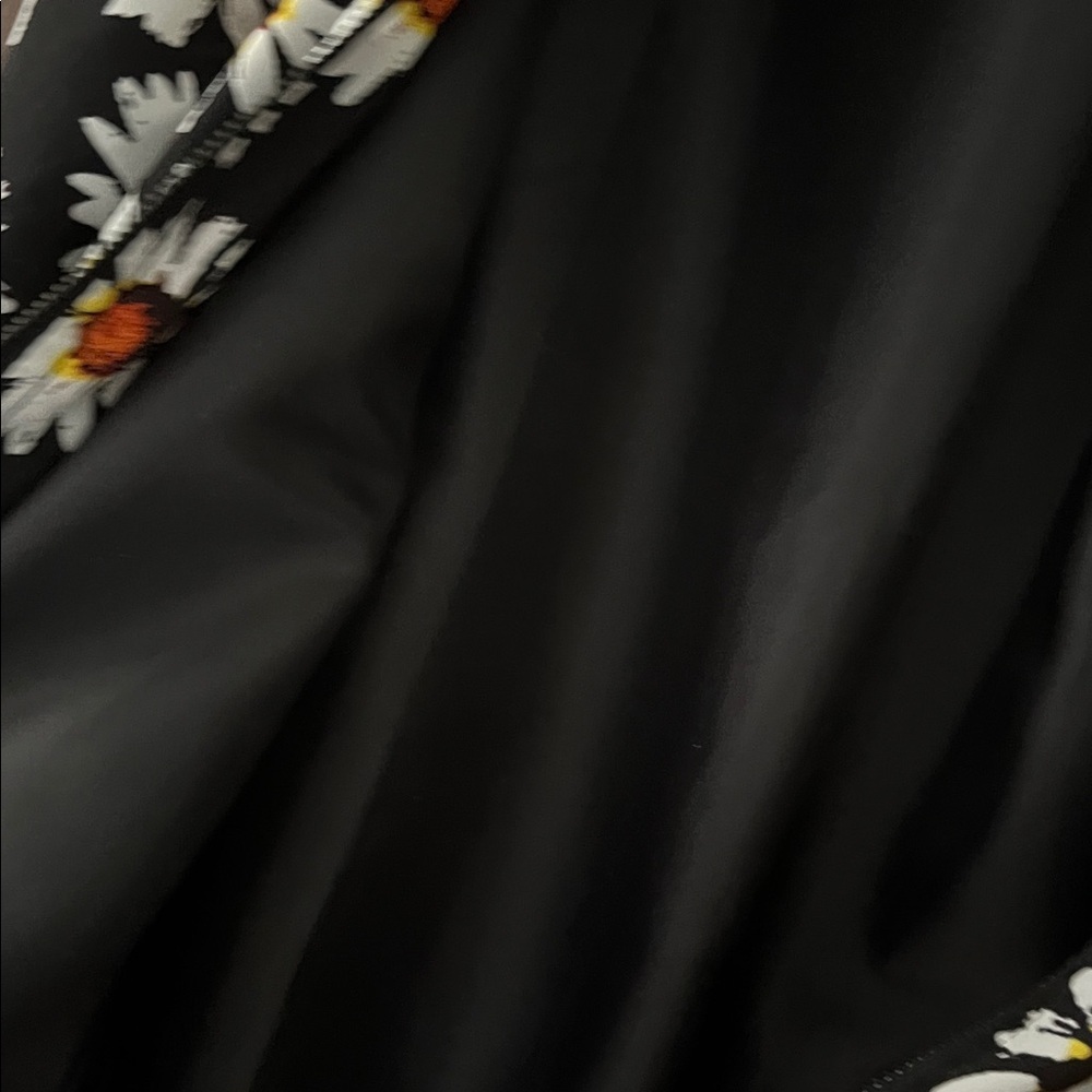 Wet Seal black jacket with white daisies. Size Small. - Picture 8 of 9